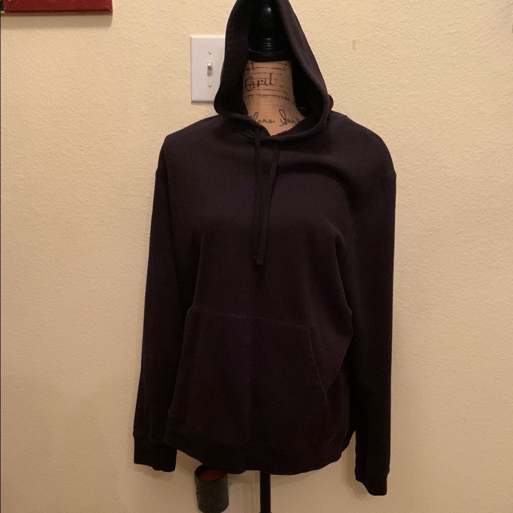 Tek Gear Black Lightweight Hooded Shirt Jacket